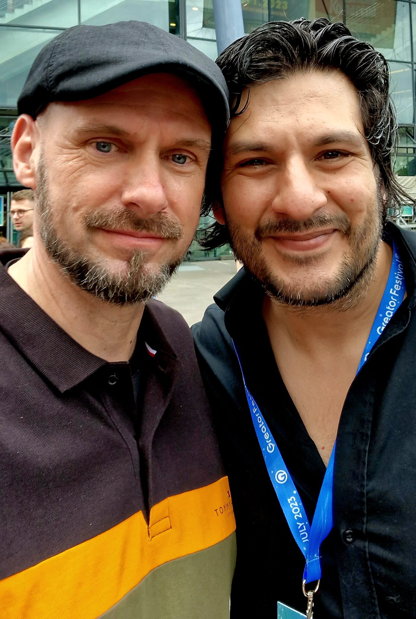 André mit Schauspieler und TOP-Coach Francisco Medina